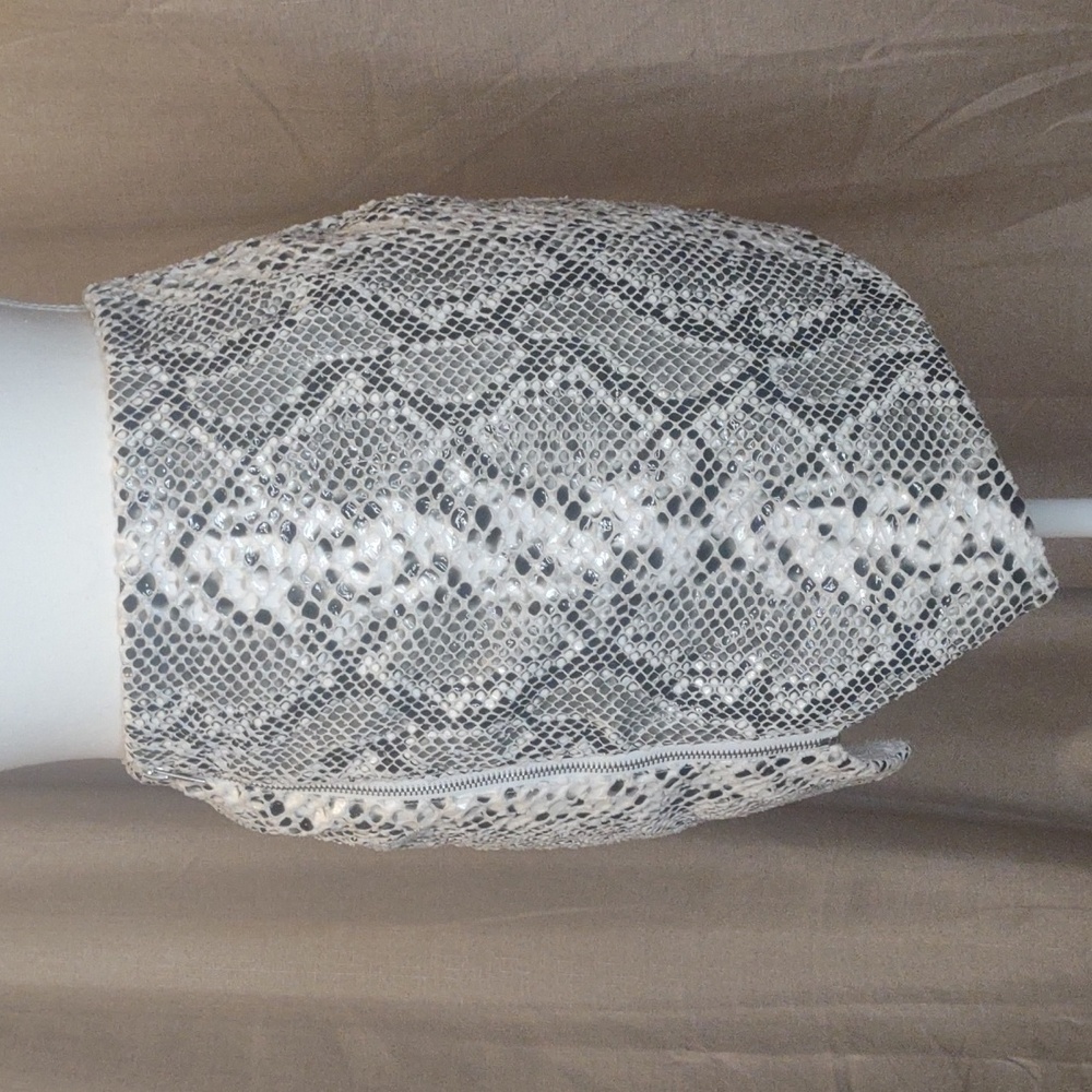 Libby Story snakeskin mini skirt